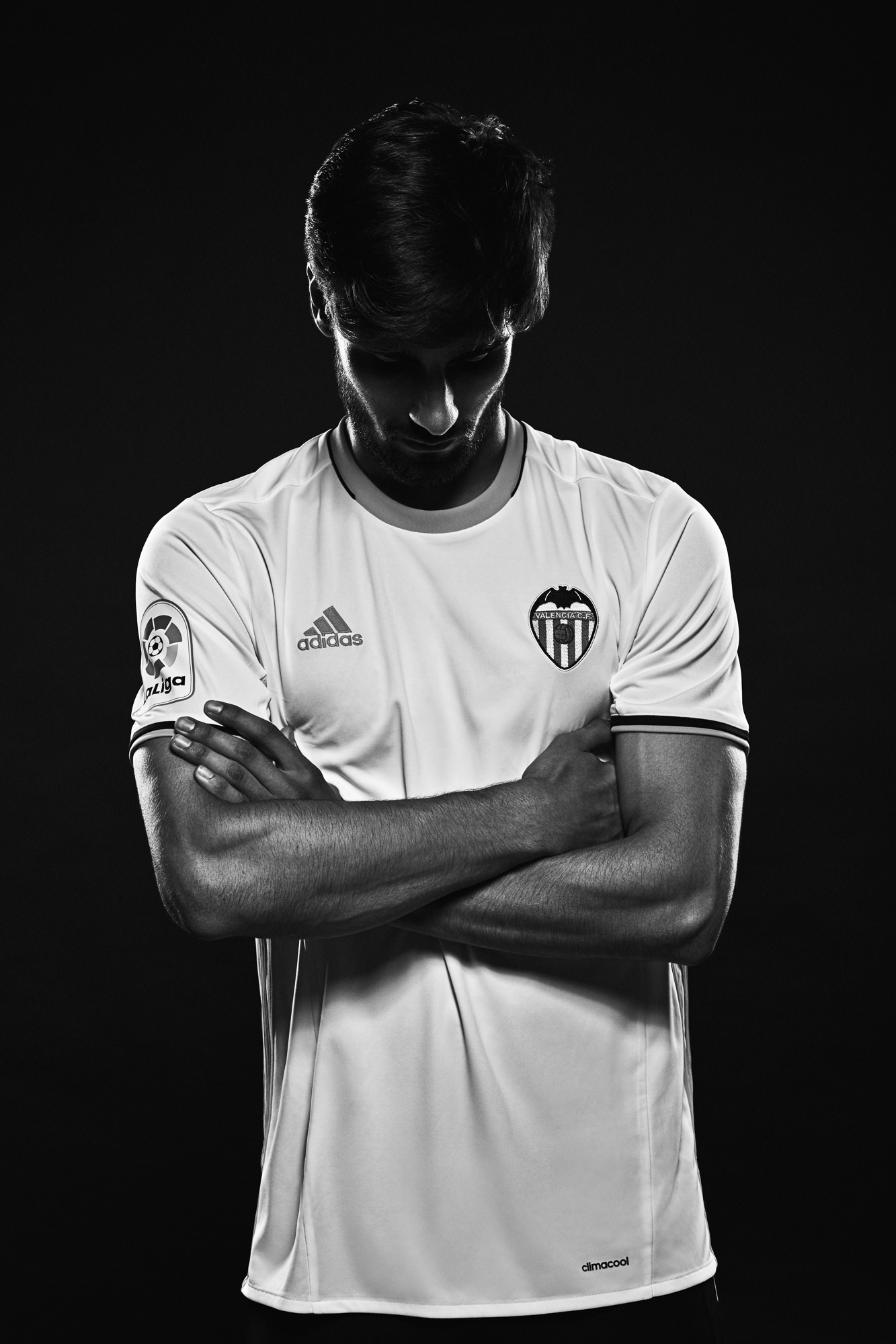 fotografia publicidad equipacion Adidas para el Valencia Club de Futbol