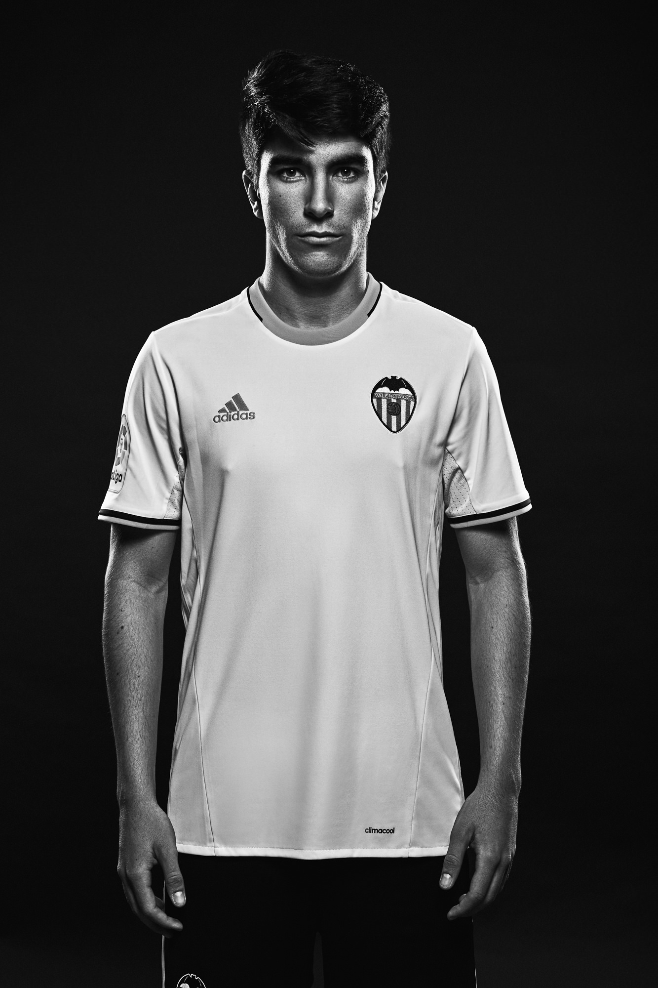 fotografia publicidad equipacion Adidas para el Valencia Club de Futbol
