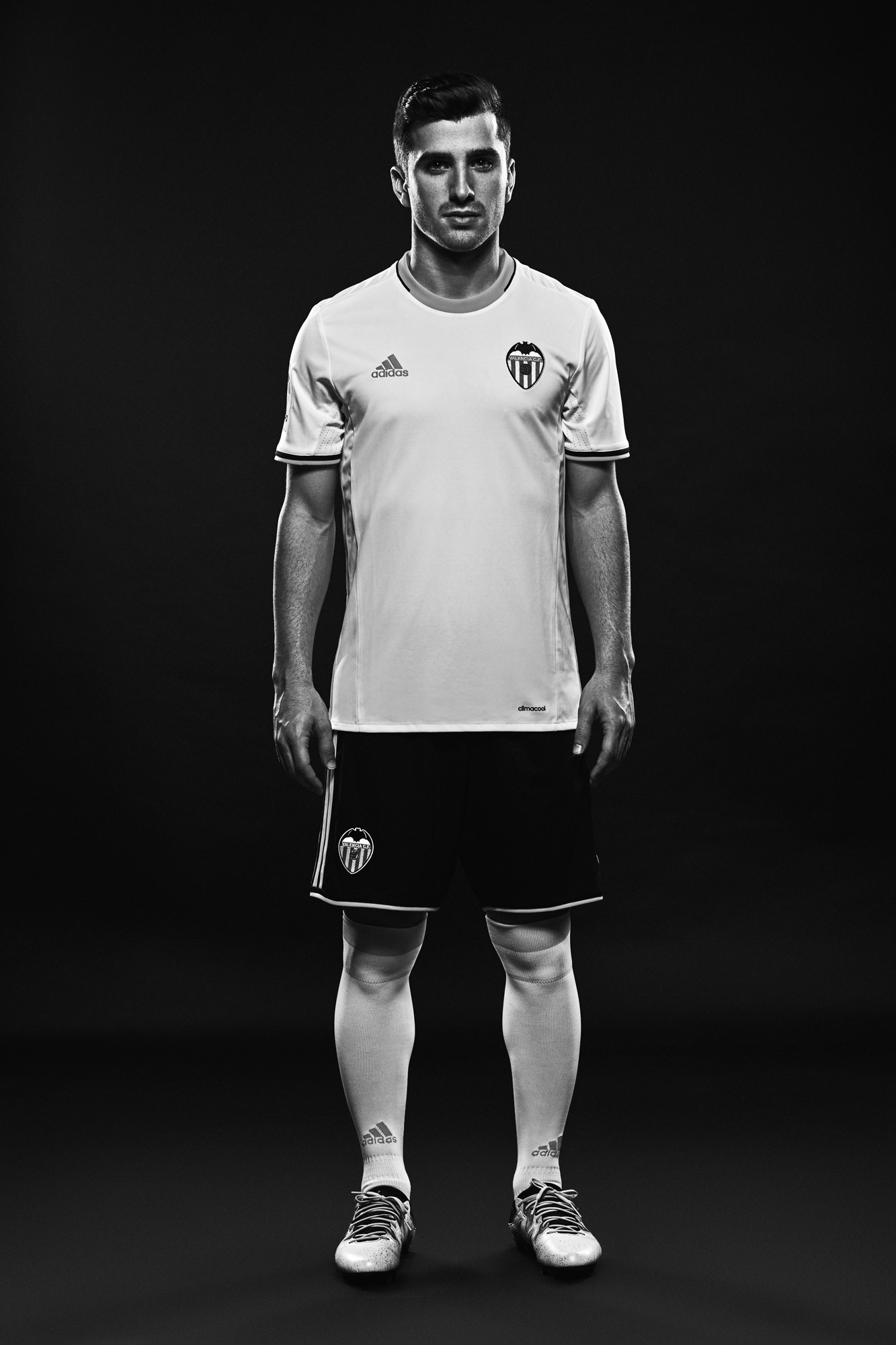 fotografia publicidad equipacion Adidas para el Valencia Club de Futbol