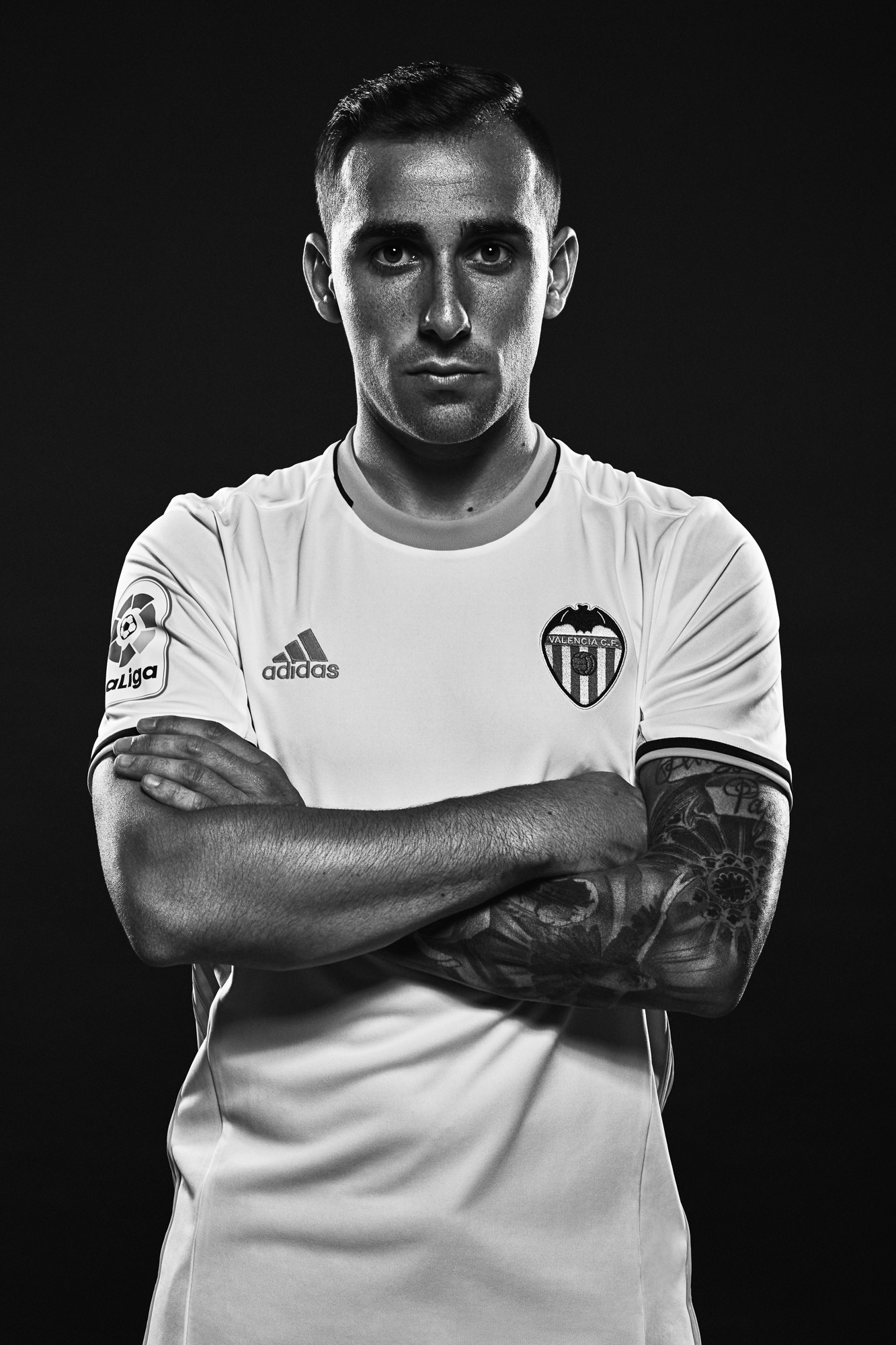 fotografia publicidad equipacion Adidas para el Valencia Club de Futbol