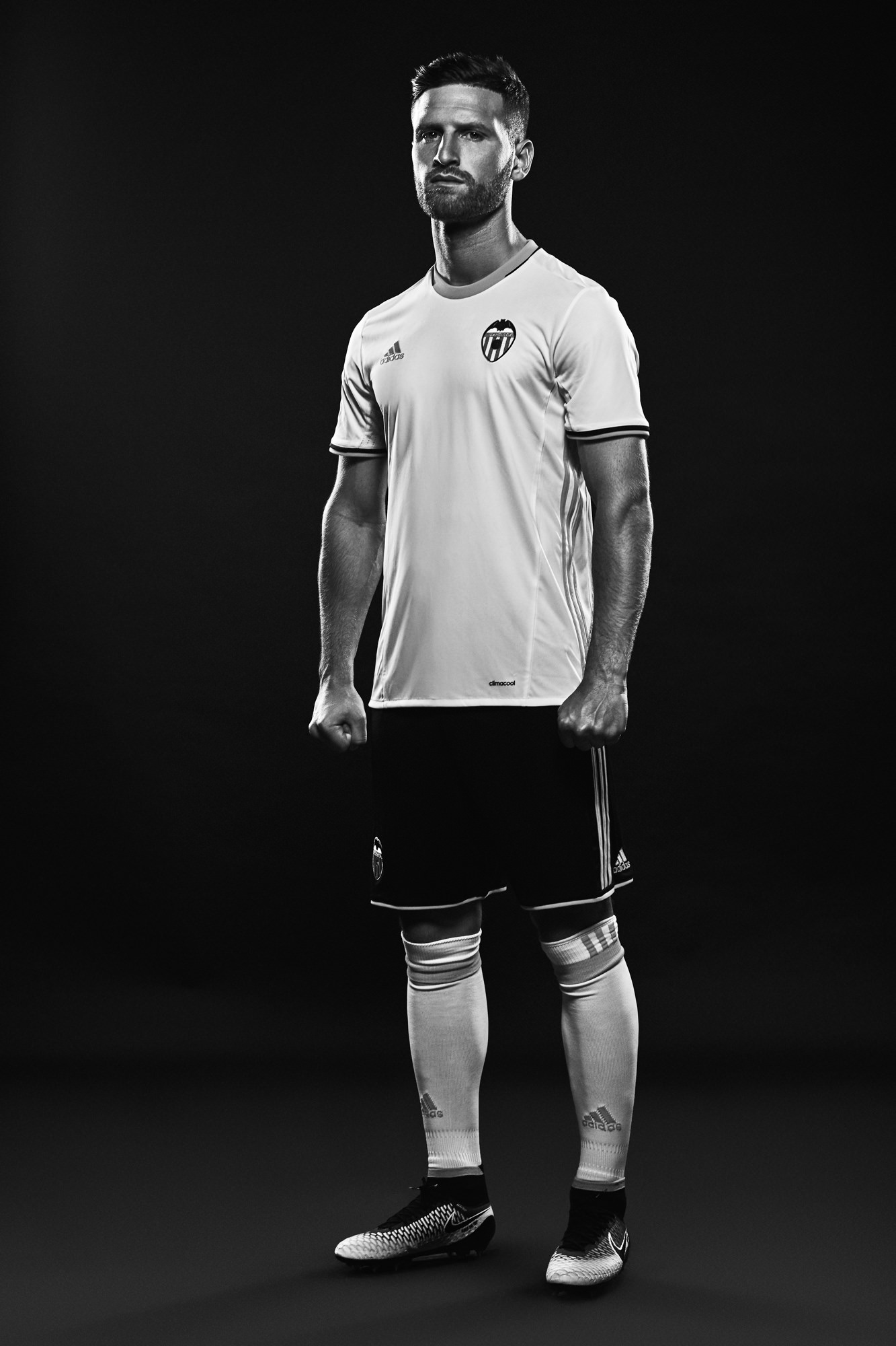 fotografia publicidad equipacion Adidas para el Valencia Club de Futbol