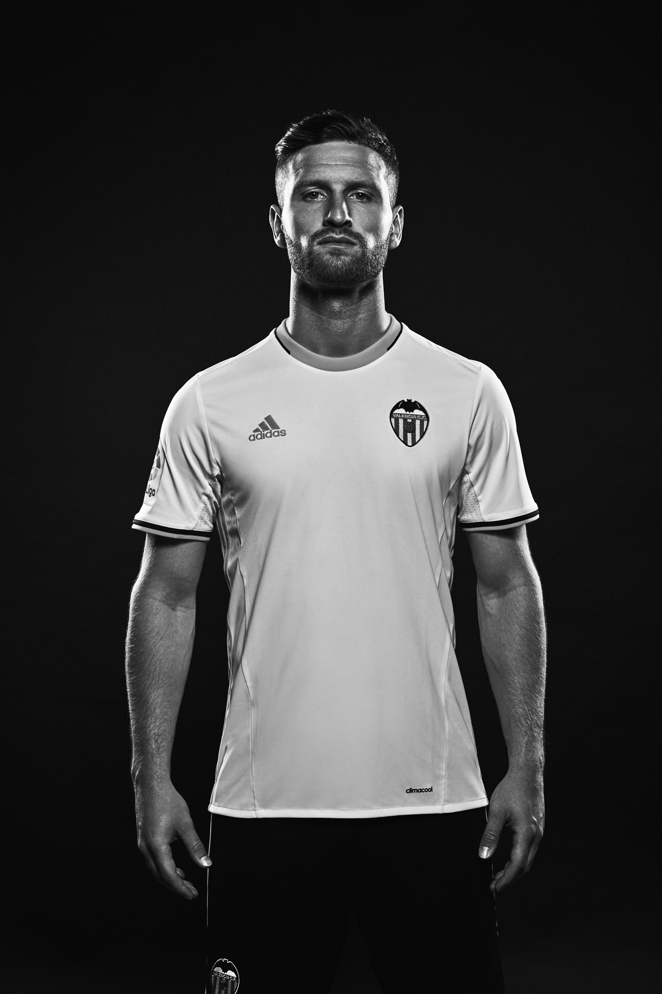 fotografia publicidad equipacion Adidas para el Valencia Club de Futbol