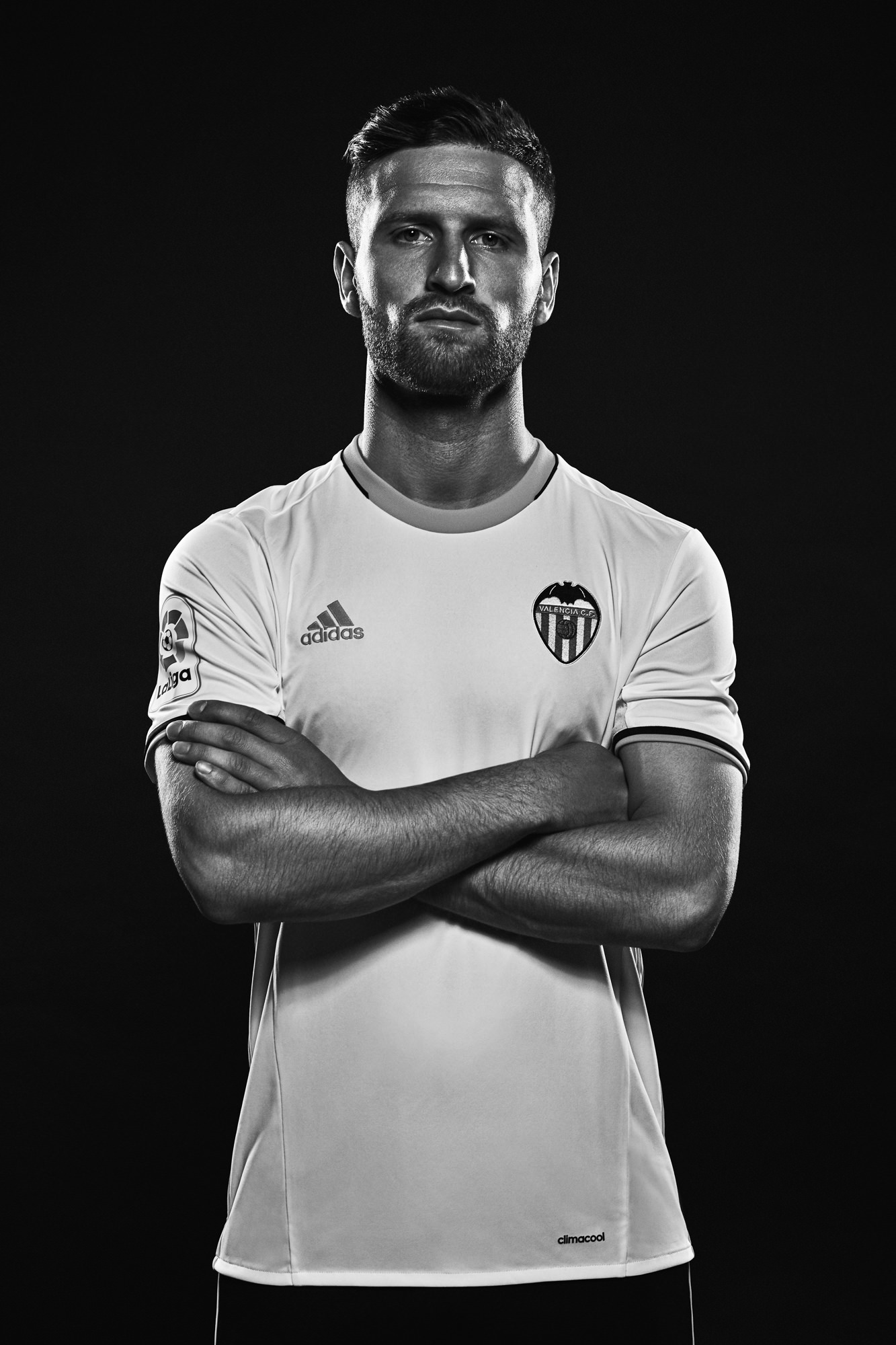 fotografia publicidad equipacion Adidas para el Valencia Club de Futbol