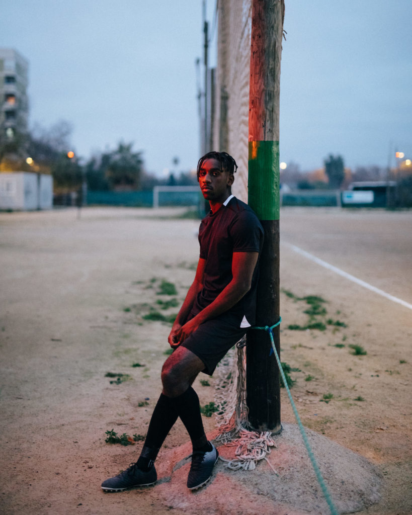 valencian soccer player photography portrait model